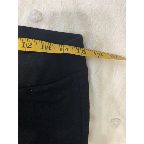 Cabi women's Pull On Leggings Medium Black Equestrian Zip Ankle Work Career - Picture 3 of 8